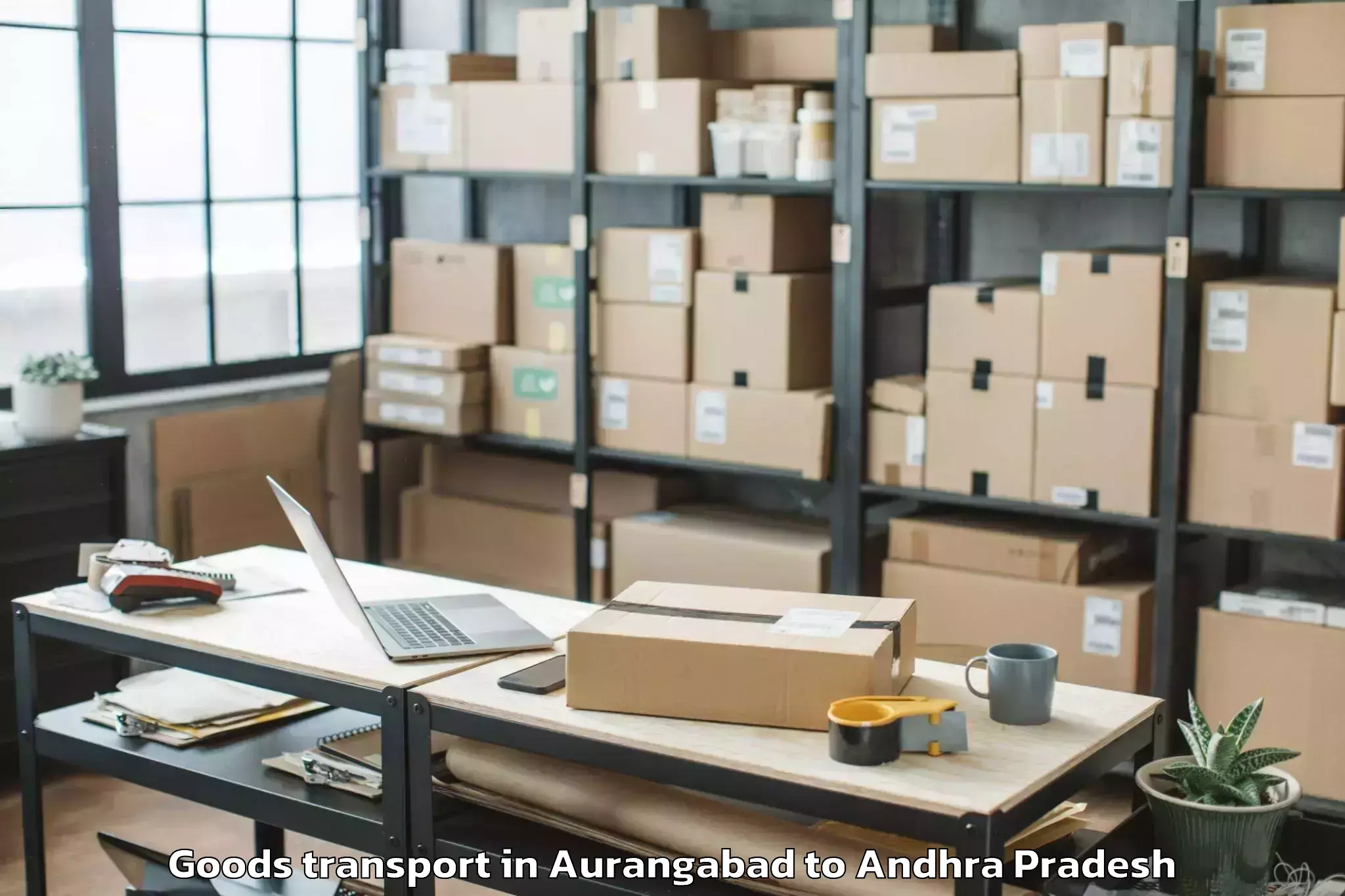 Leading Aurangabad to Gollapalle Goods Transport Provider